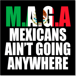 Mexicans-Ain't-Going-Anywhere Posters and Art